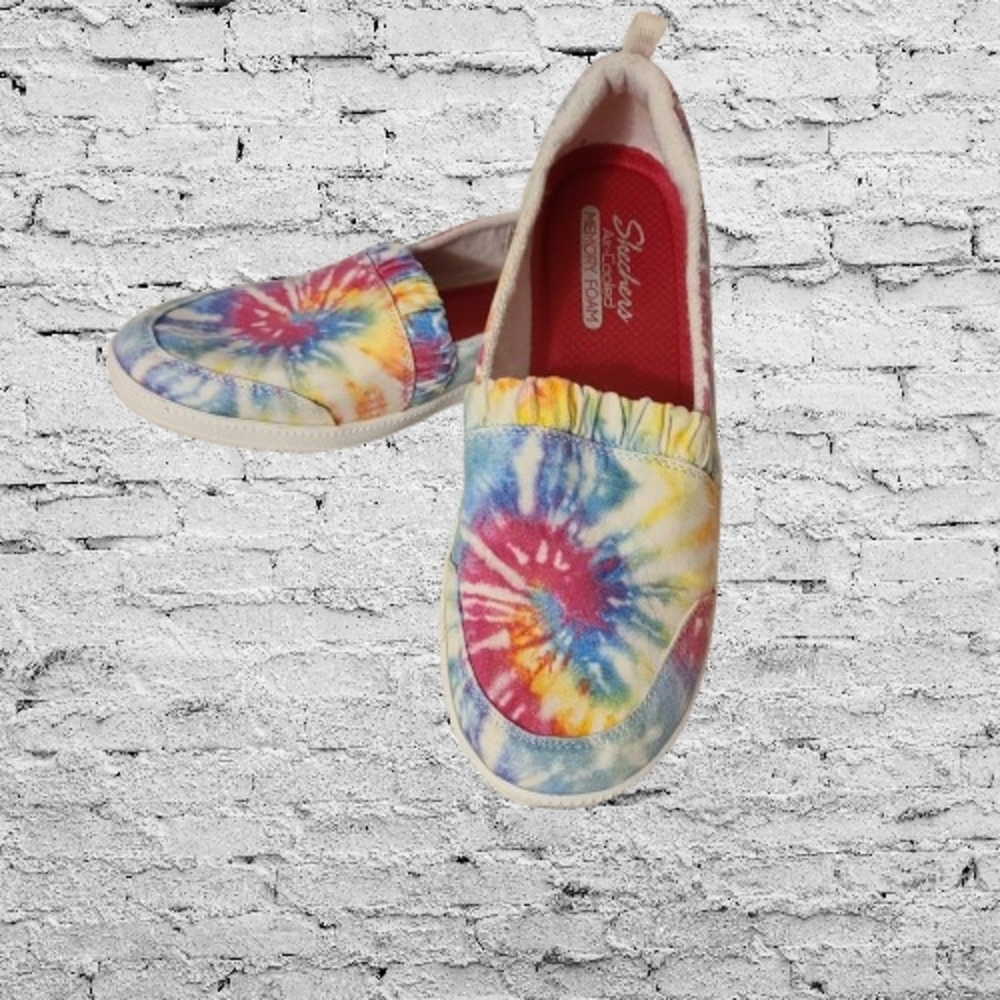 Skechers Womans Madison Ave Tie-Dye Sneakers, Size: 10